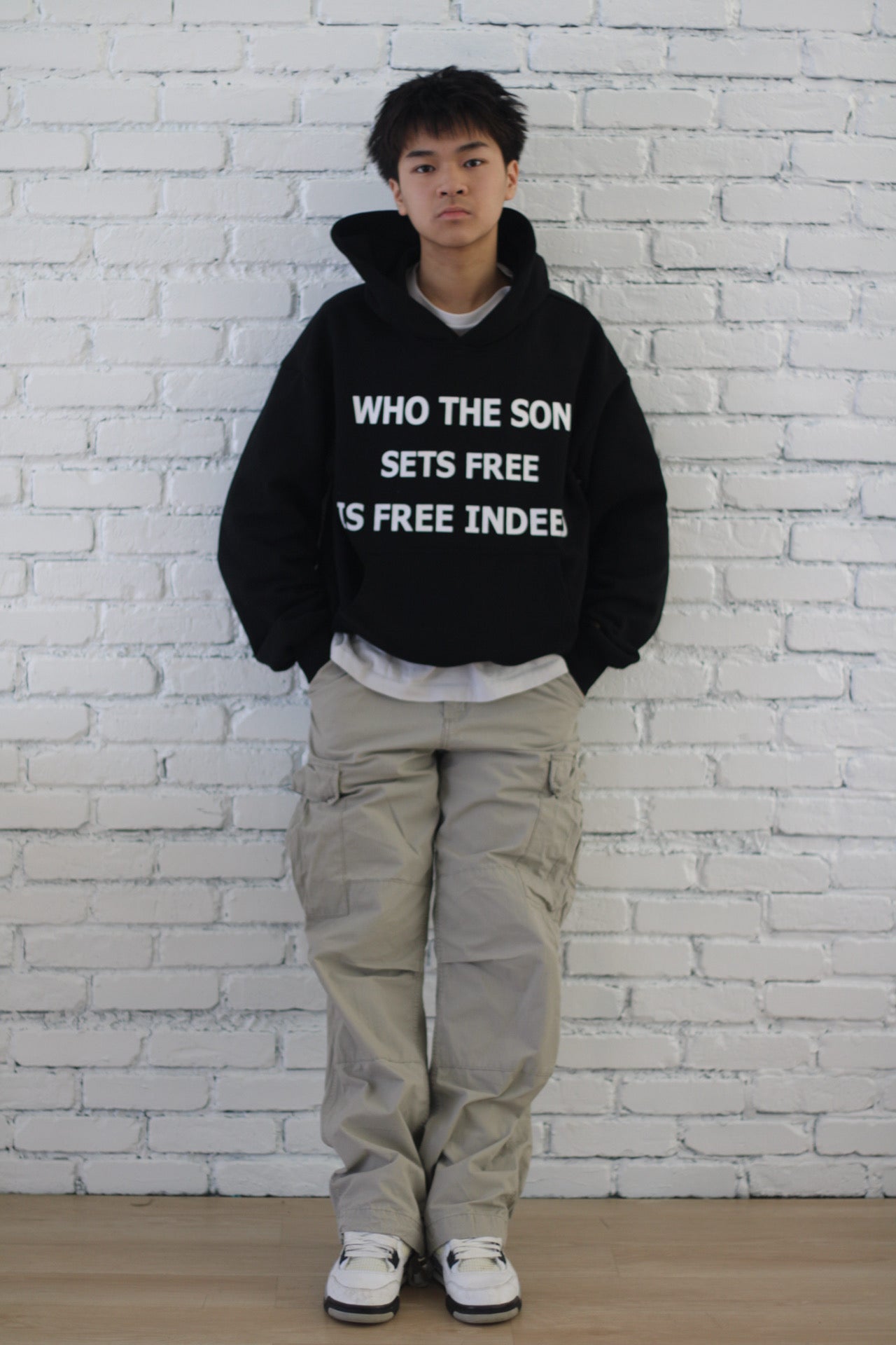 "WHO THE SON SETS FREE IS FREE INDEED" HOODIE